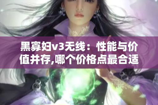 黑寡婦v3無線：性能與價(jià)值并存,哪個(gè)價(jià)格點(diǎn)最合適？