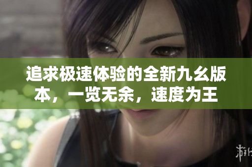 追求極速體驗的全新九幺版本，一覽無余，速度為王