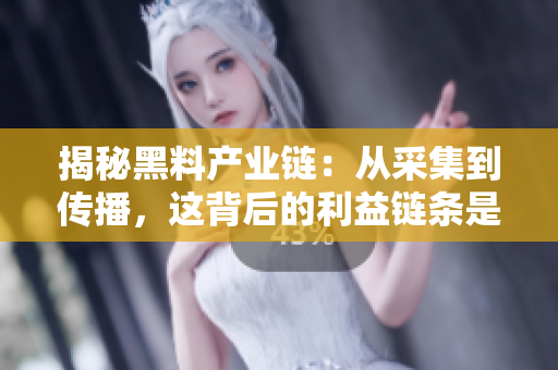 揭秘黑料產(chǎn)業(yè)鏈：從采集到傳播，這背后的利益鏈條是如何運(yùn)作的？