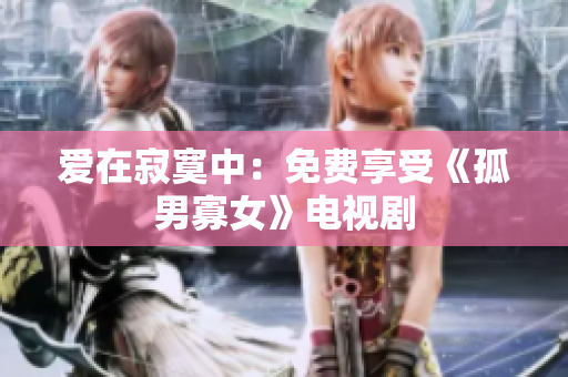 愛在寂寞中：免費(fèi)享受《孤男寡女》電視劇