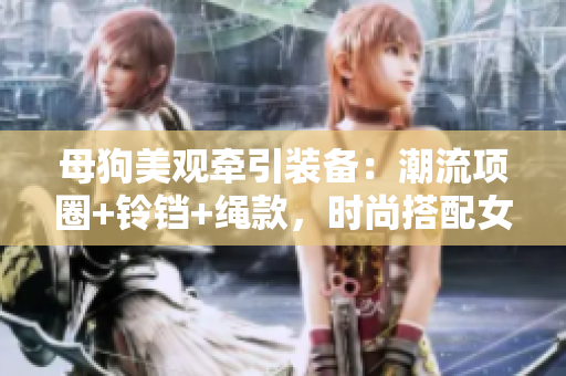 母狗美觀牽引裝備：潮流項(xiàng)圈+鈴鐺+繩款，時(shí)尚搭配女性氣質(zhì)。