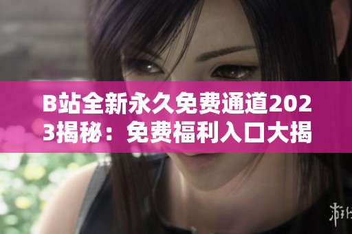 B站全新永久免費通道2023揭秘：免費福利入口大揭秘！