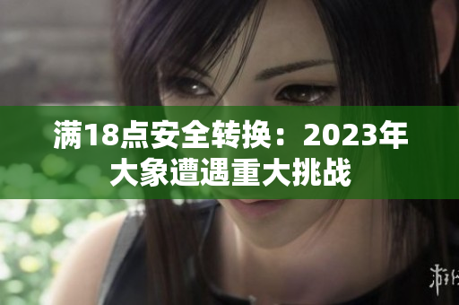 滿18點安全轉(zhuǎn)換：2023年大象遭遇重大挑戰(zhàn)