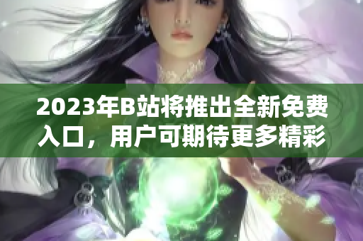 2023年B站將推出全新免費(fèi)入口，用戶可期待更多精彩內(nèi)容