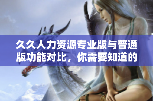久久人力資源專業(yè)版與普通版功能對(duì)比，你需要知道的所有差異