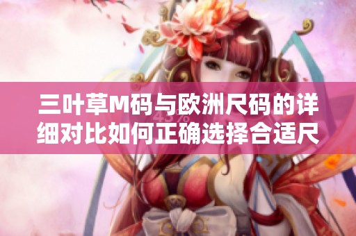 三葉草M碼與歐洲尺碼的詳細對比如何正確選擇合適尺碼？