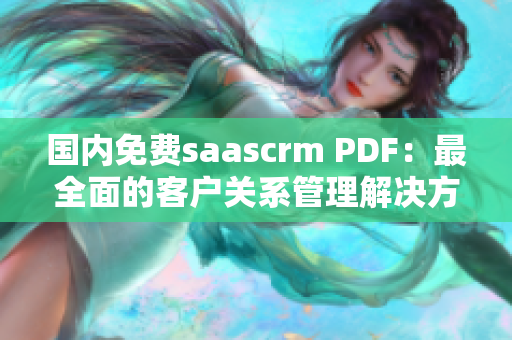 國內(nèi)免費saascrm PDF：最全面的客戶關(guān)系管理解決方案