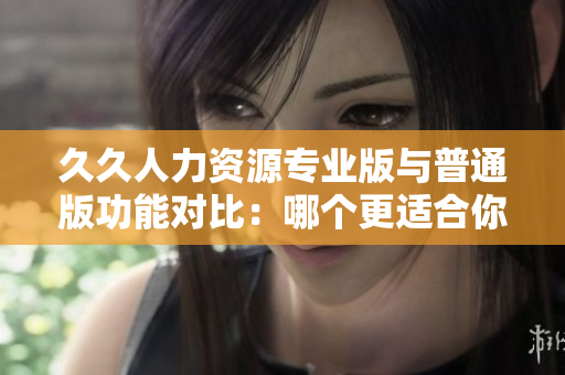 久久人力資源專業(yè)版與普通版功能對比：哪個更適合你的企業(yè)管理需求？