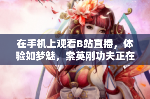 在手機(jī)上觀看B站直播，體驗(yàn)如夢(mèng)魅，索英剛功夫正在賞析