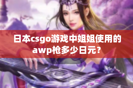 日本csgo游戲中姐姐使用的awp槍多少日元？