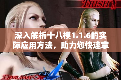 深入解析十八模1.1.6的實(shí)際應(yīng)用方法，助力您快速掌握相關(guān)主題