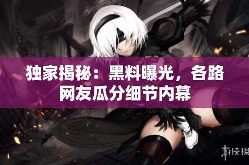 獨家揭秘：黑料曝光，各路網(wǎng)友瓜分細(xì)節(jié)內(nèi)幕