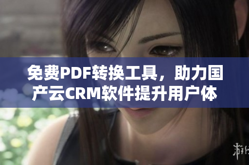 免費(fèi)PDF轉(zhuǎn)換工具，助力國(guó)產(chǎn)云CRM軟件提升用戶體驗(yàn)