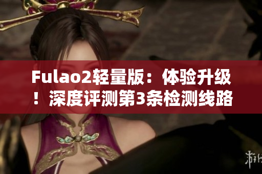 Fulao2輕量版：體驗升級！深度評測第3條檢測線路